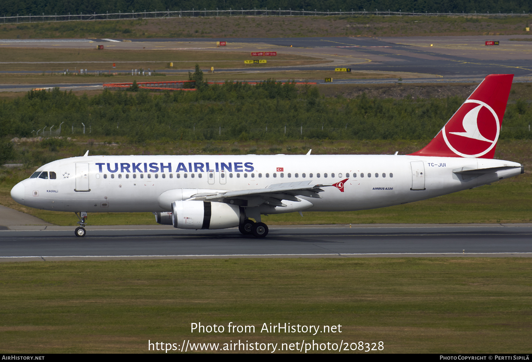 Aircraft Photo of TC-JUI | Airbus A320-232 | Turkish Airlines | AirHistory.net #208328