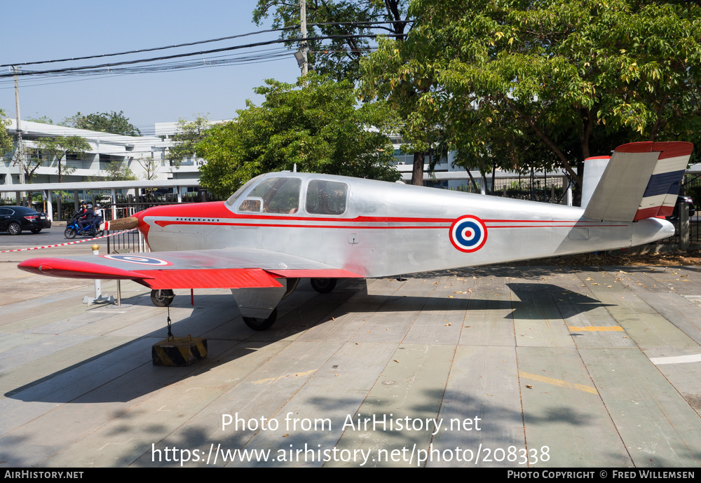 Aircraft Photo of HS-TBE | Beech 35 Bonanza | Thailand - Air Force | AirHistory.net #208338