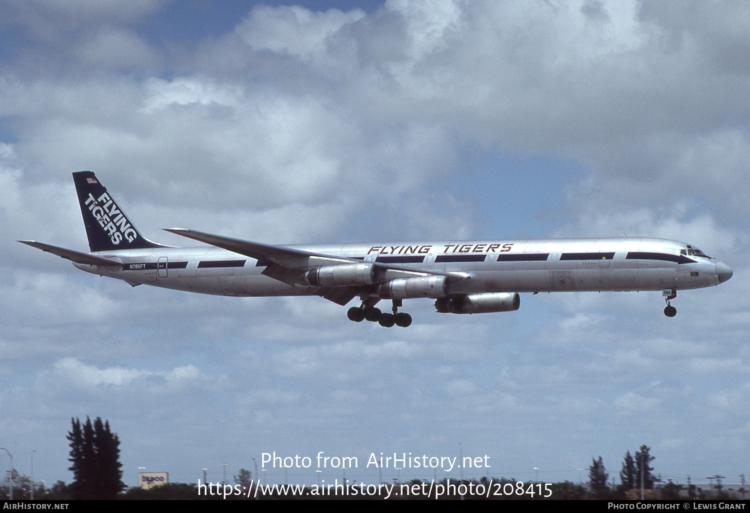 Aircraft Photo of N786FT | McDonnell Douglas DC-8-63(F) | Flying Tigers | AirHistory.net #208415