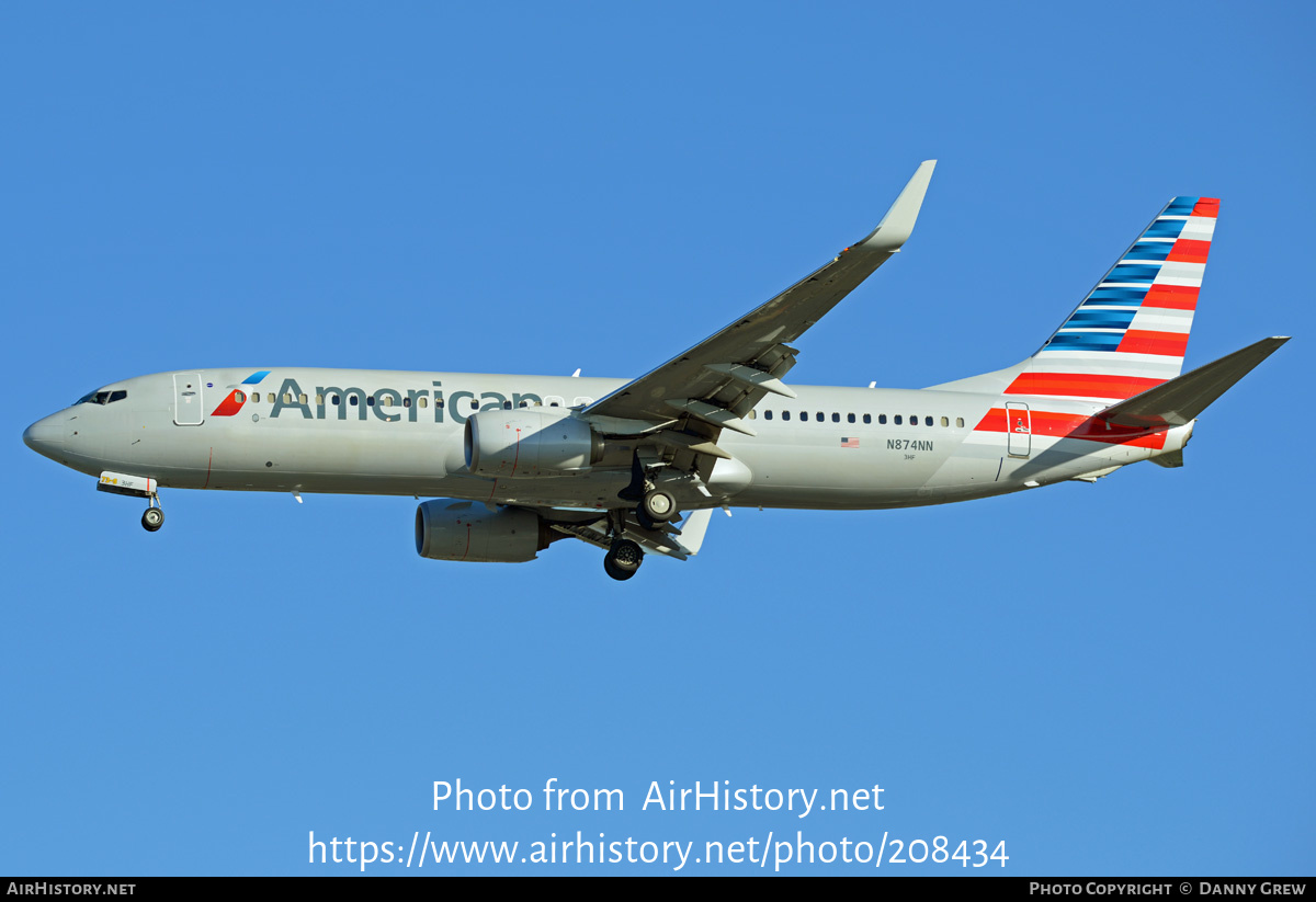 Aircraft Photo of N874NN | Boeing 737-823 | American Airlines | AirHistory.net #208434