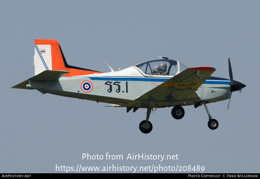 Aircraft Photo of F16K-1/42 | Pacific Aerospace CT-4E Airtrainer | Thailand - Air Force | AirHistory.net #208489