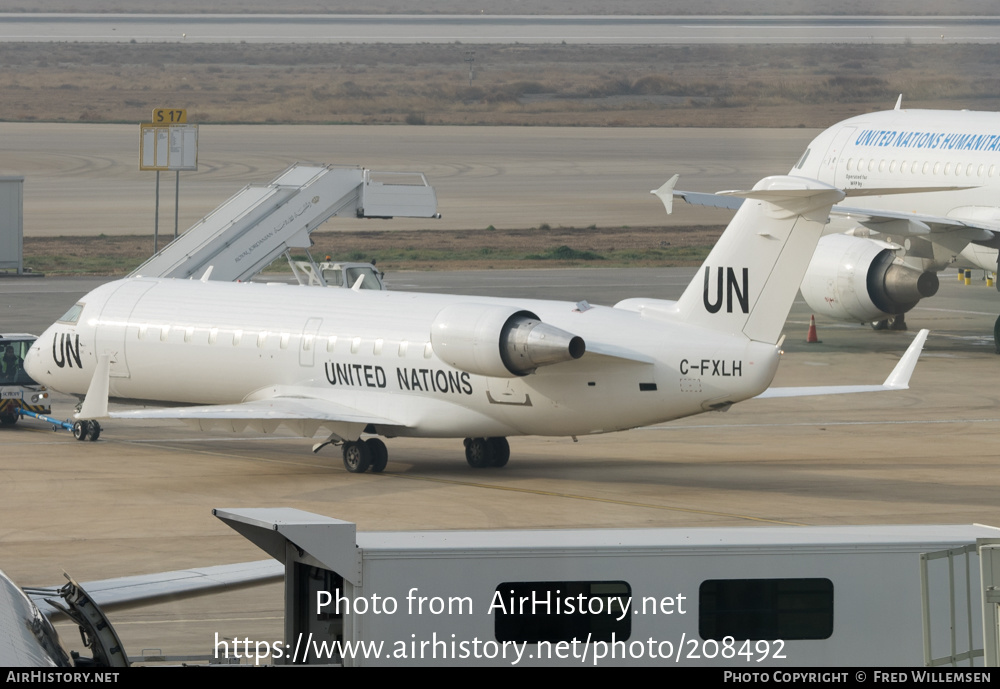 Aircraft Photo of C-FXLH | Bombardier CRJ-200BLR (CL-600-2B19) | United Nations | AirHistory.net #208492