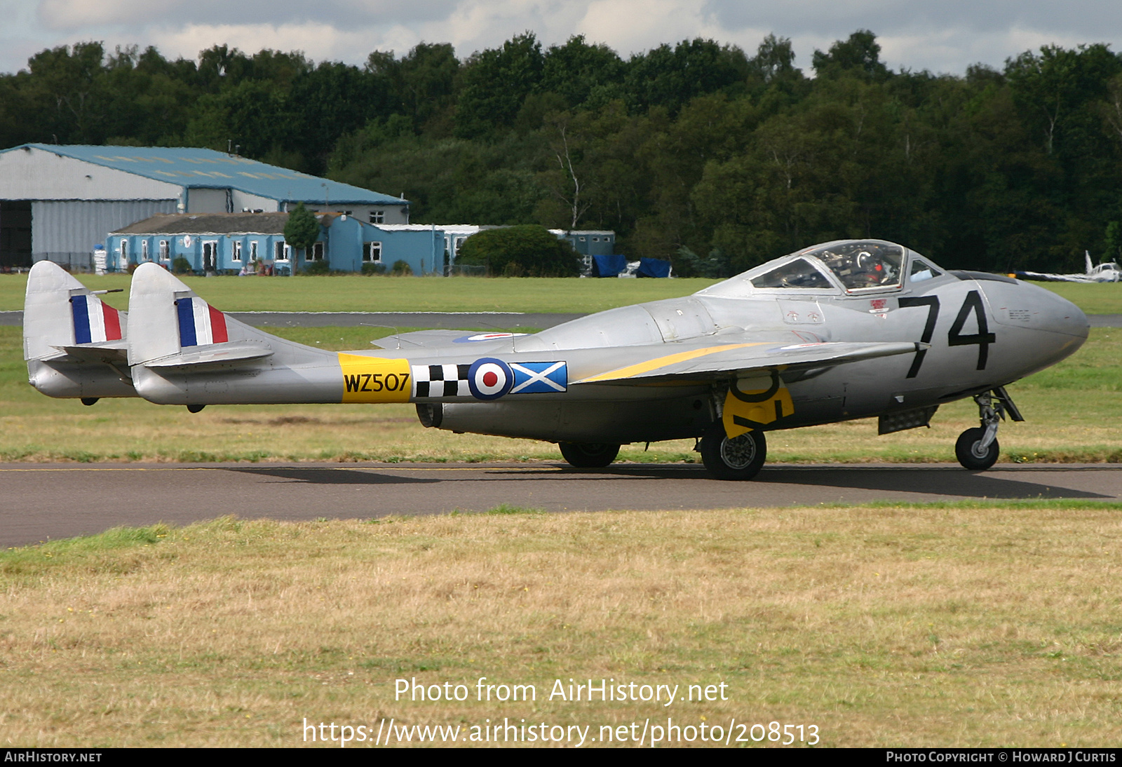 Aircraft Photo of G-VTII / WZ507 | De Havilland D.H. 115 Vampire T11 | UK - Air Force | AirHistory.net #208513