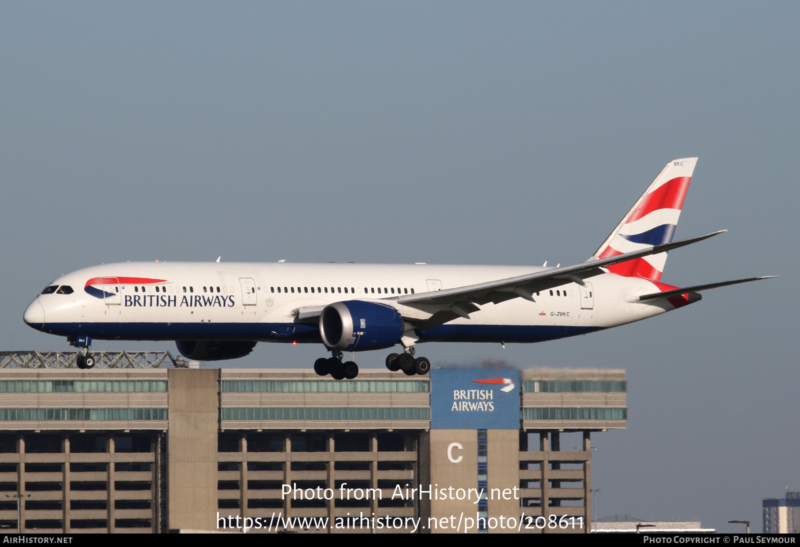 Aircraft Photo of G-ZBKC | Boeing 787-9 Dreamliner | British Airways | AirHistory.net #208611