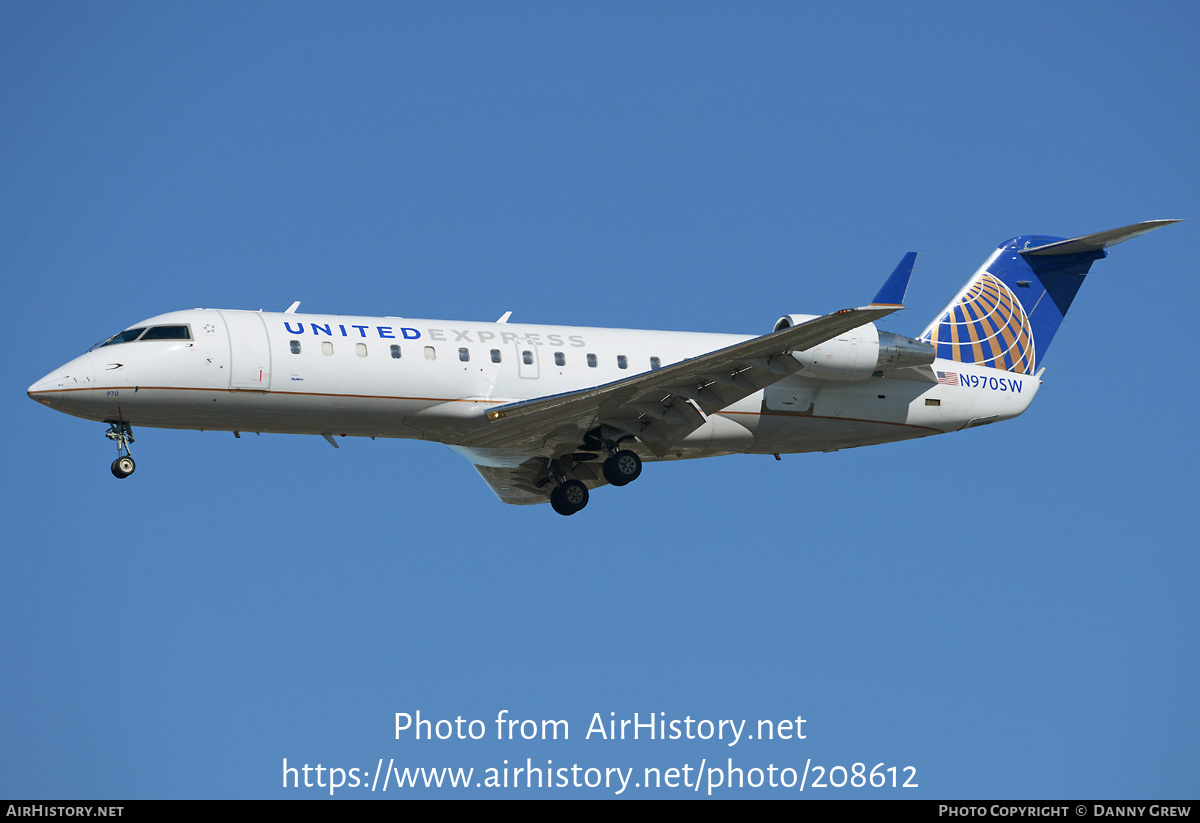 Aircraft Photo of N970SW | Bombardier CRJ-200ER (CL-600-2B19) | United Express | AirHistory.net #208612