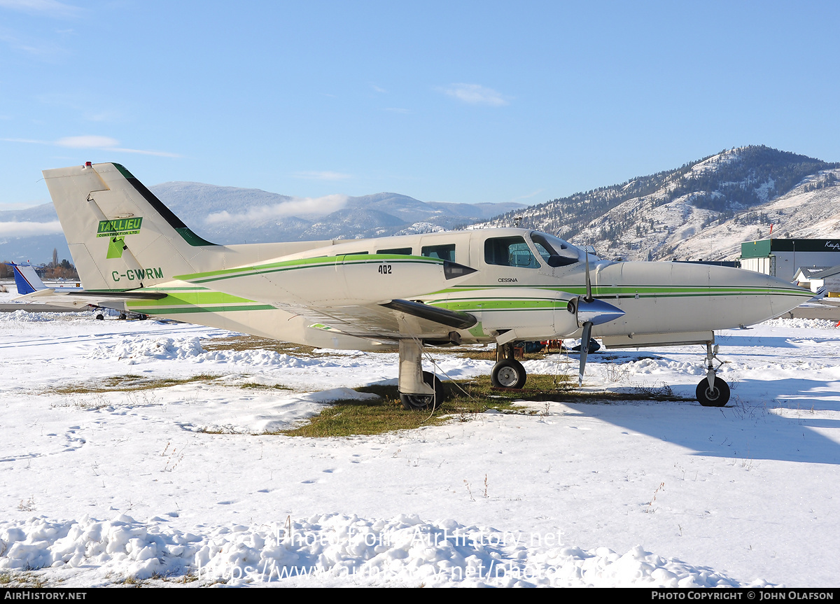 Aircraft Photo of C-GWRM | Cessna 402B | AirHistory.net #208616