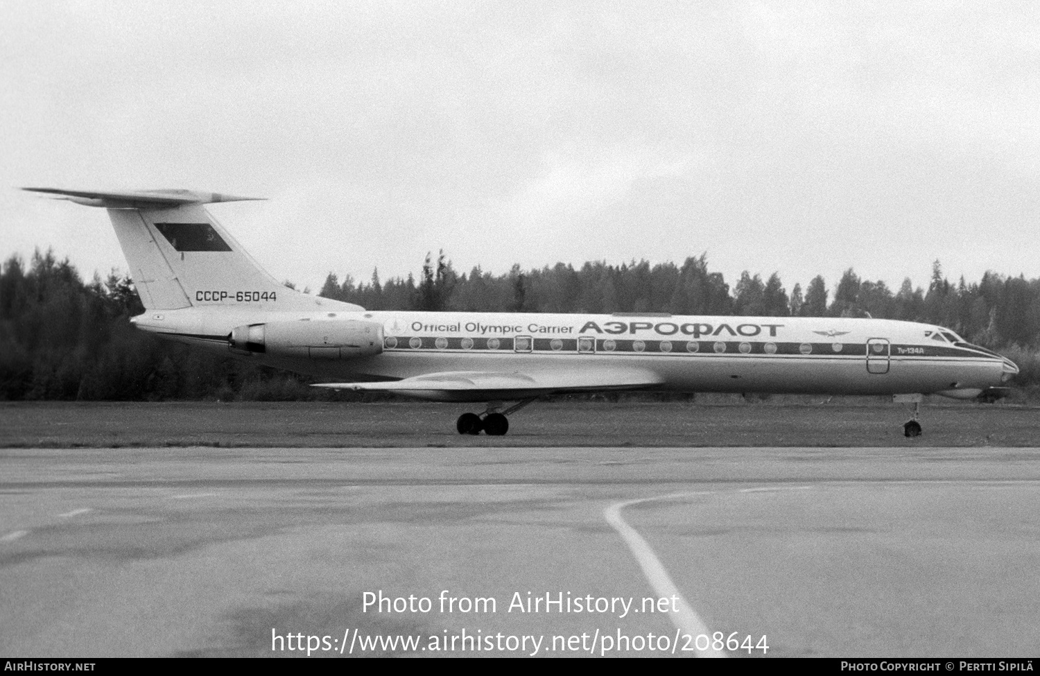 Aircraft Photo of CCCP-65044 | Tupolev Tu-134A | Aeroflot | AirHistory.net #208644