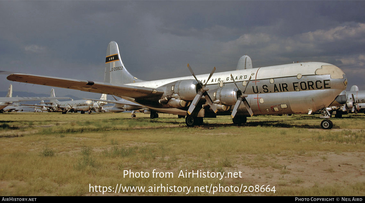 Aircraft Photo of 52-922 / 0-20922 | Boeing C-97G Stratofreighter | USA - Air Force | AirHistory.net #208664