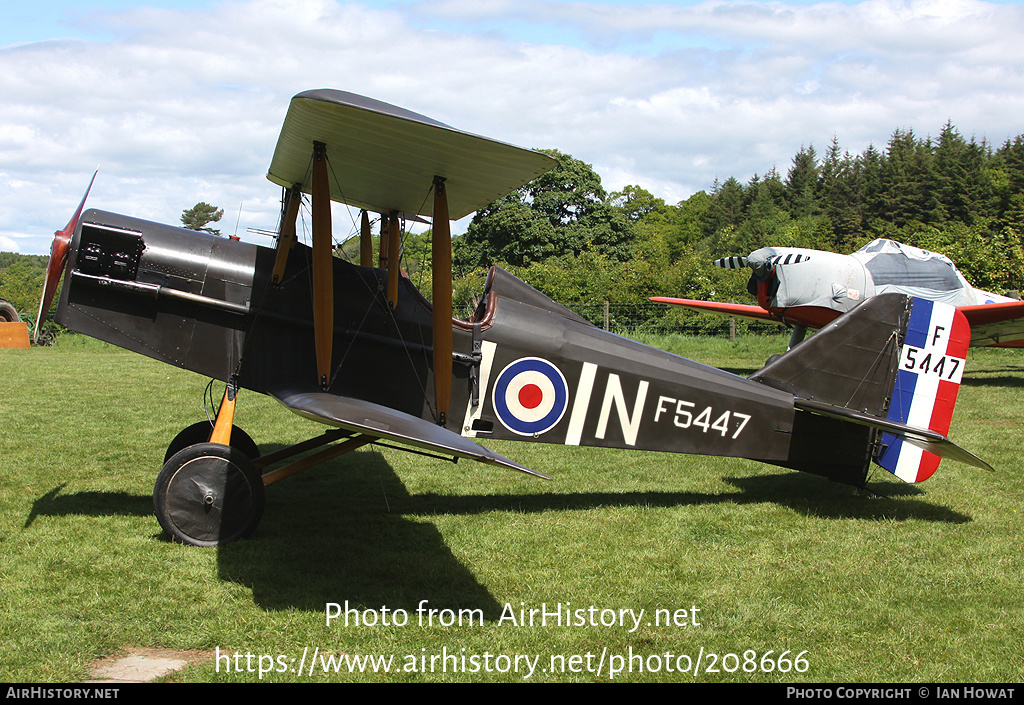 Aircraft Photo of G-BKER / F5447 | Royal Aircraft Factory SE-5A (replica) | UK - Air Force | AirHistory.net #208666