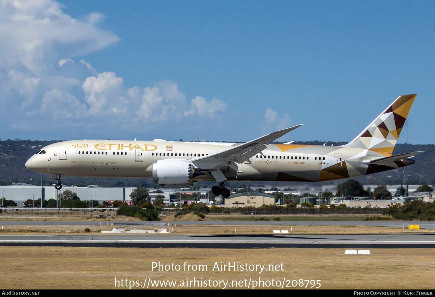 Aircraft Photo of A6-BLS | Boeing 787-9 Dreamliner | Etihad Airways | AirHistory.net #208795