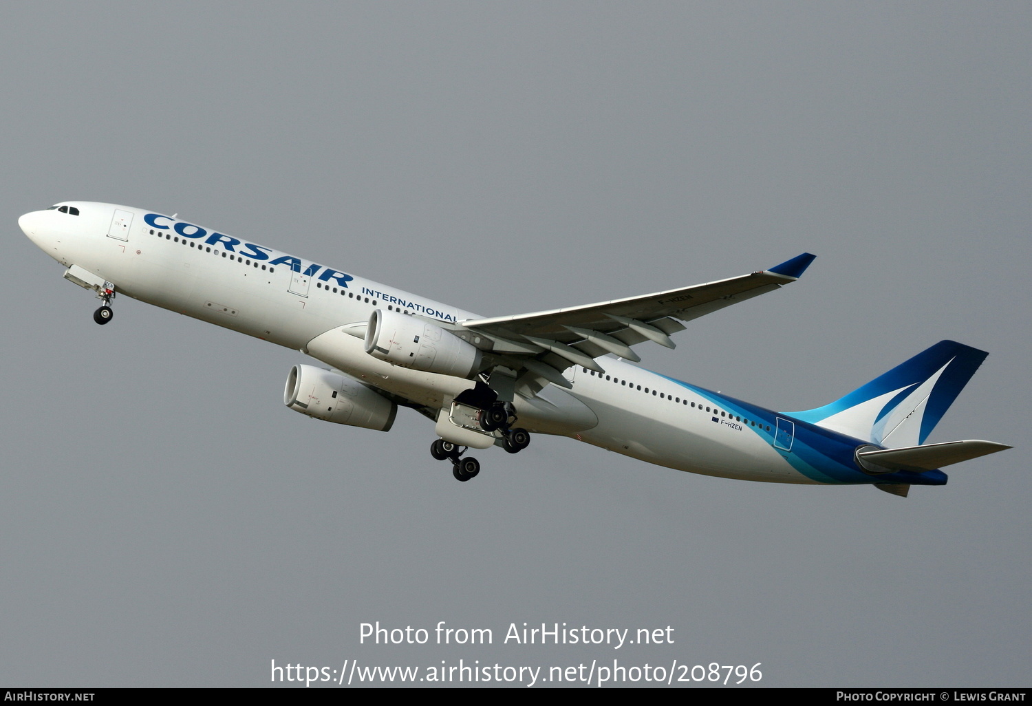 Aircraft Photo of F-HZEN | Airbus A330-343 | Corsair International | AirHistory.net #208796