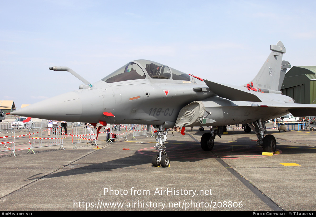 Aircraft Photo of 131 | Dassault Rafale C | France - Air Force | AirHistory.net #208806