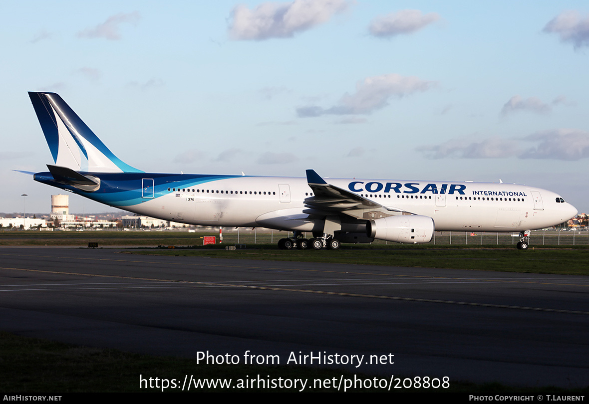 Aircraft Photo of F-WWYE | Airbus A330-343 | Corsair International | AirHistory.net #208808