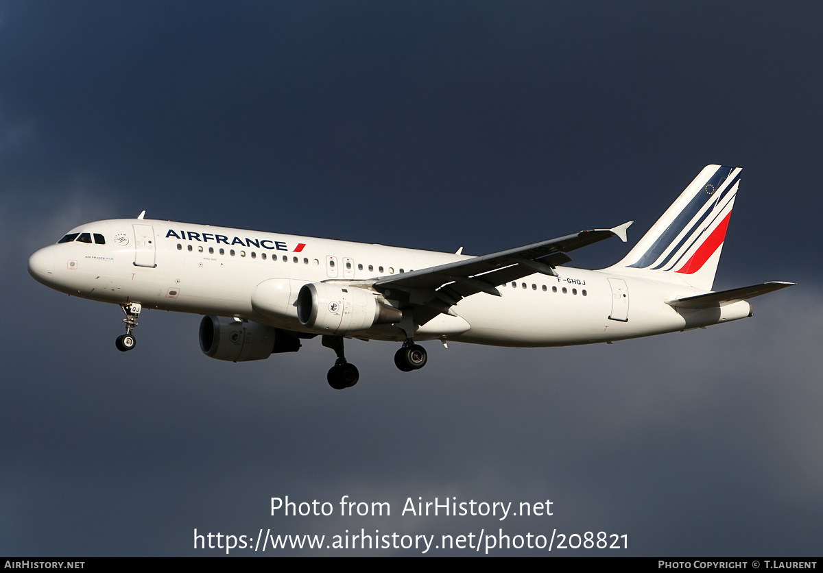 Aircraft Photo of F-GHQJ | Airbus A320-211 | Air France | AirHistory.net #208821