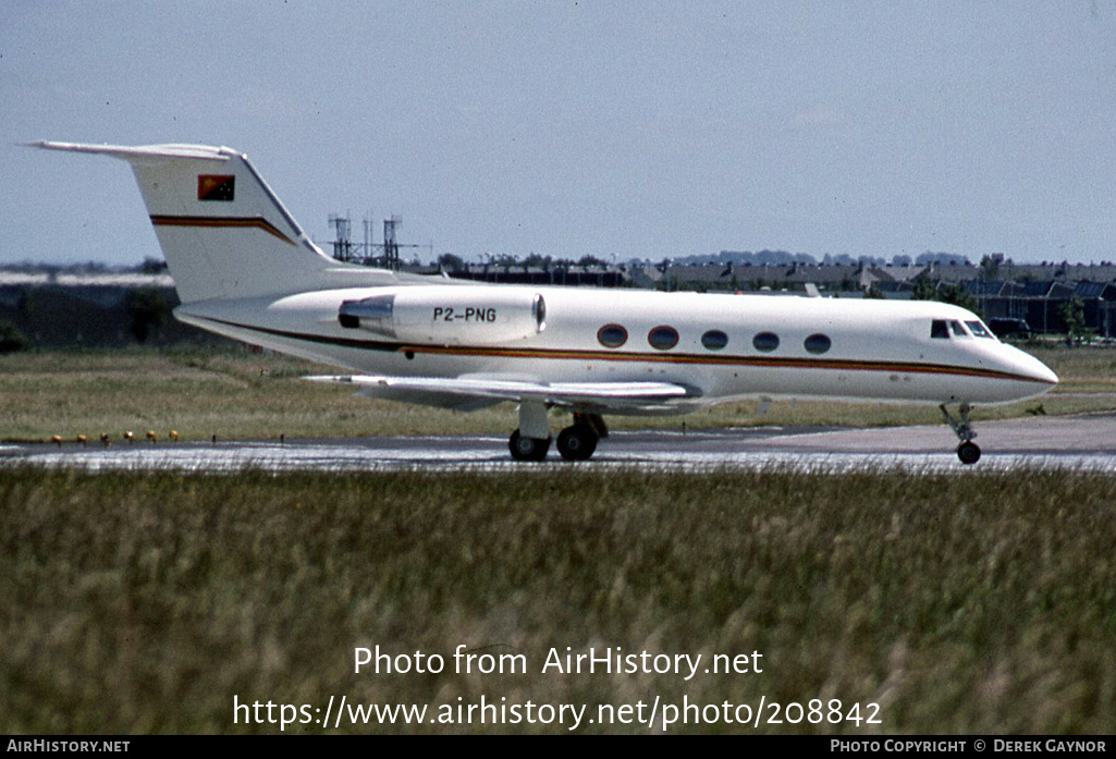 Aircraft Photo of P2-PNG | Grumman G-1159 Gulfstream II-SP | Papua New Guinea Government | AirHistory.net #208842