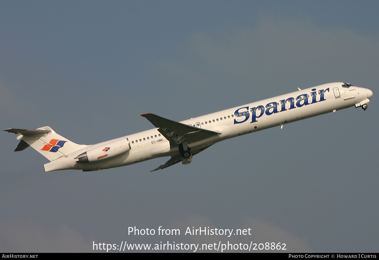 Aircraft Photo of EC-HNC | McDonnell Douglas MD-83 (DC-9-83) | Spanair | AirHistory.net #208862