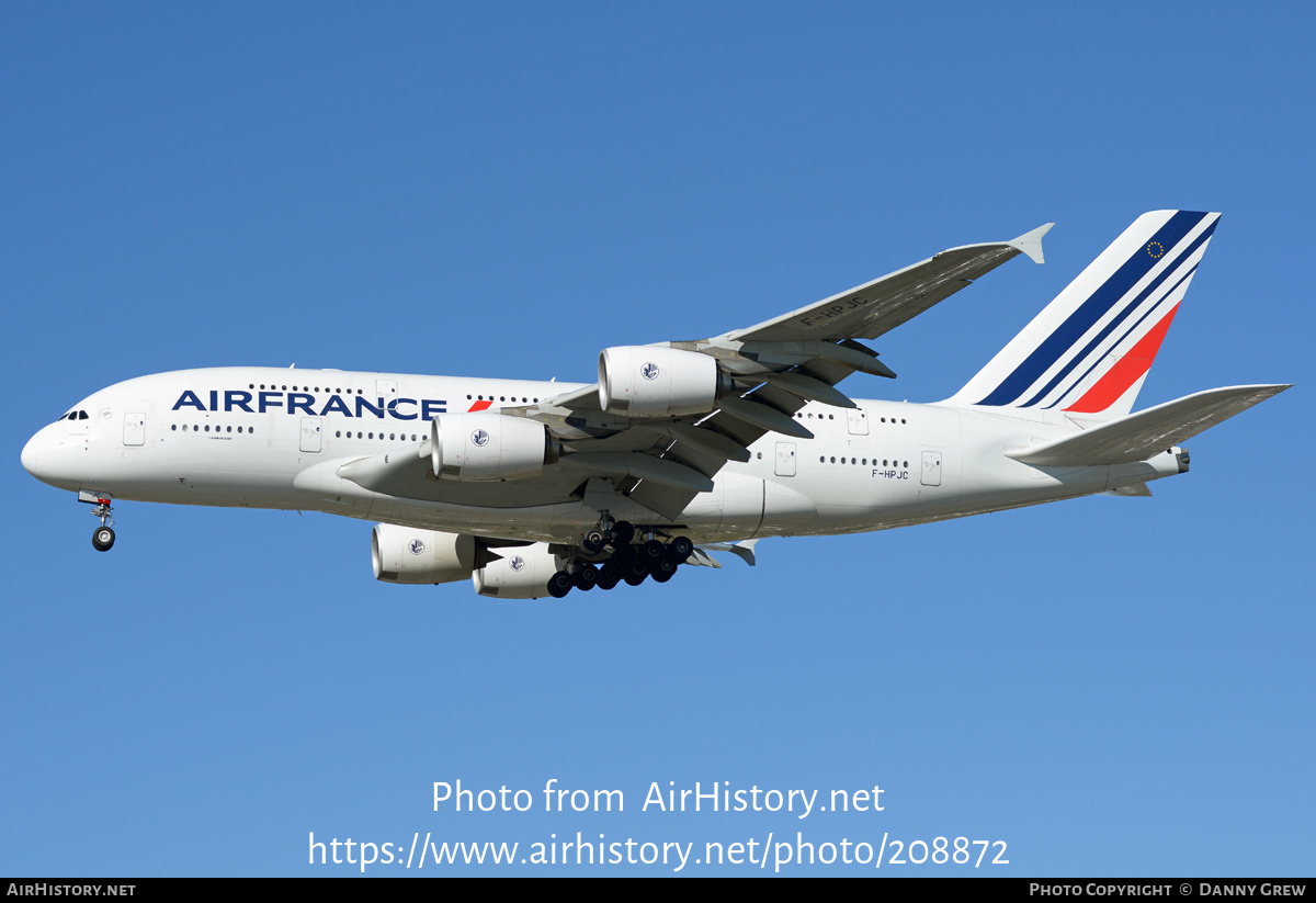 Aircraft Photo of F-HPJC | Airbus A380-861 | Air France | AirHistory.net #208872