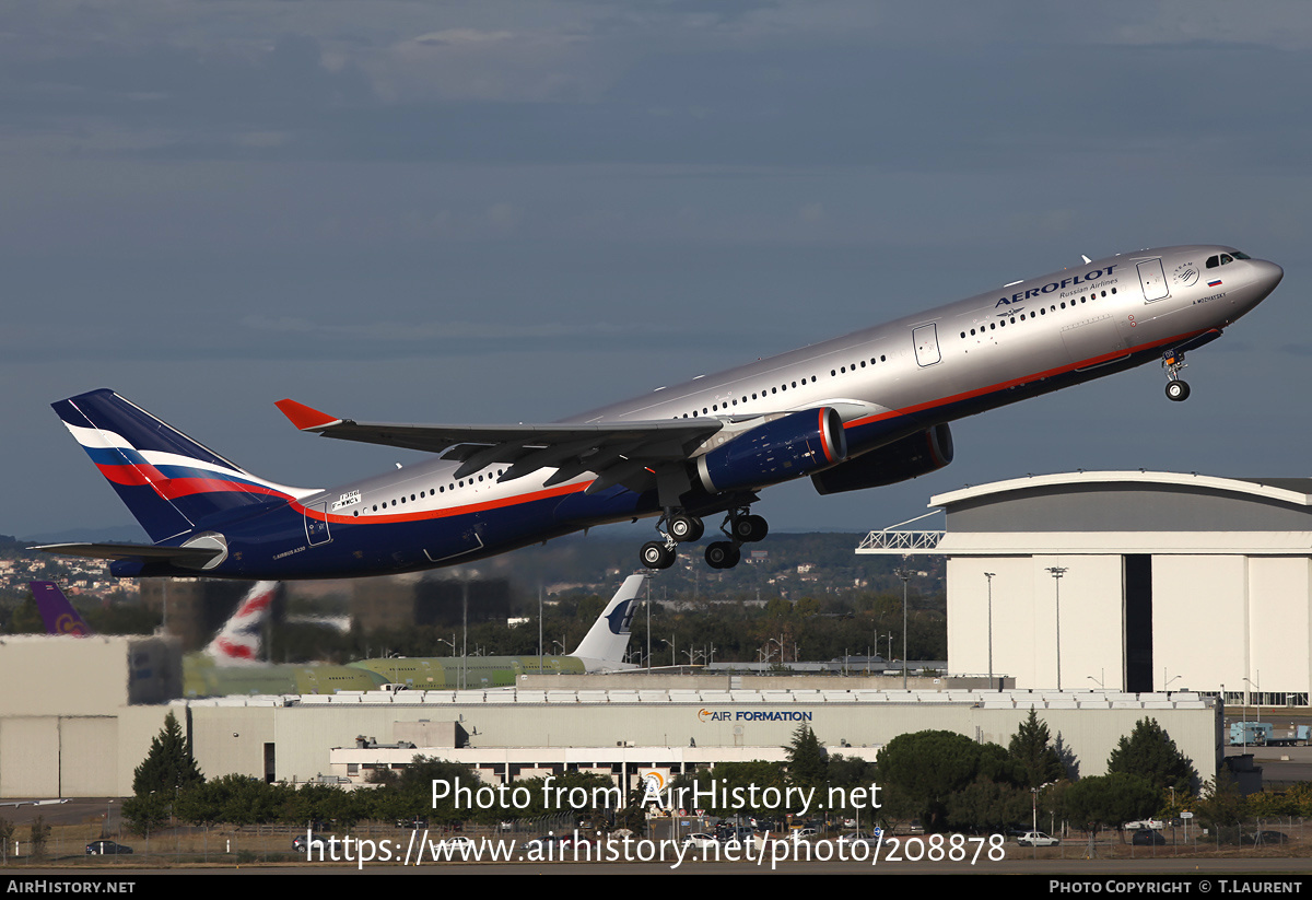 Aircraft Photo of F-WWCV | Airbus A330-343 | Aeroflot - Russian Airlines | AirHistory.net #208878