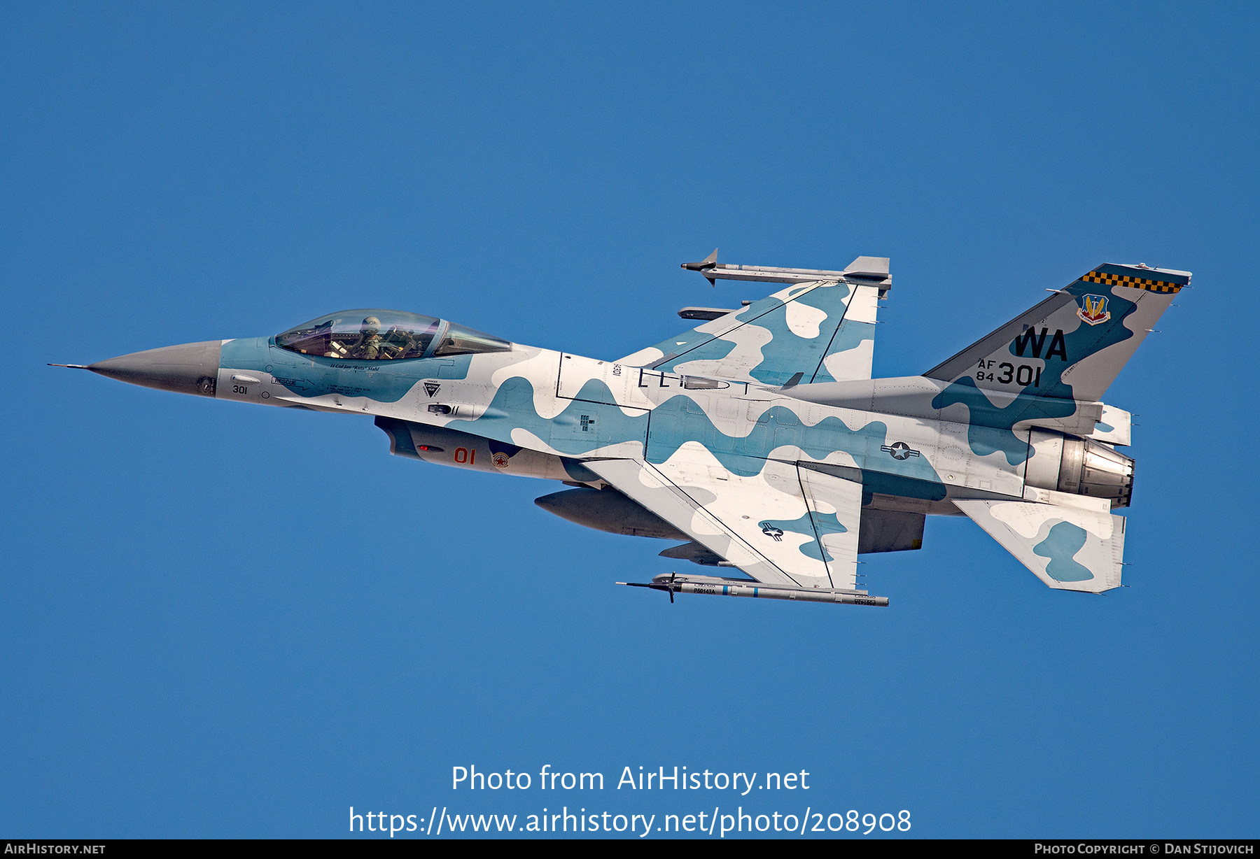 Aircraft Photo of 84-1301 / AF84-301 | General Dynamics F-16C Fighting Falcon | USA - Air Force | AirHistory.net #208908