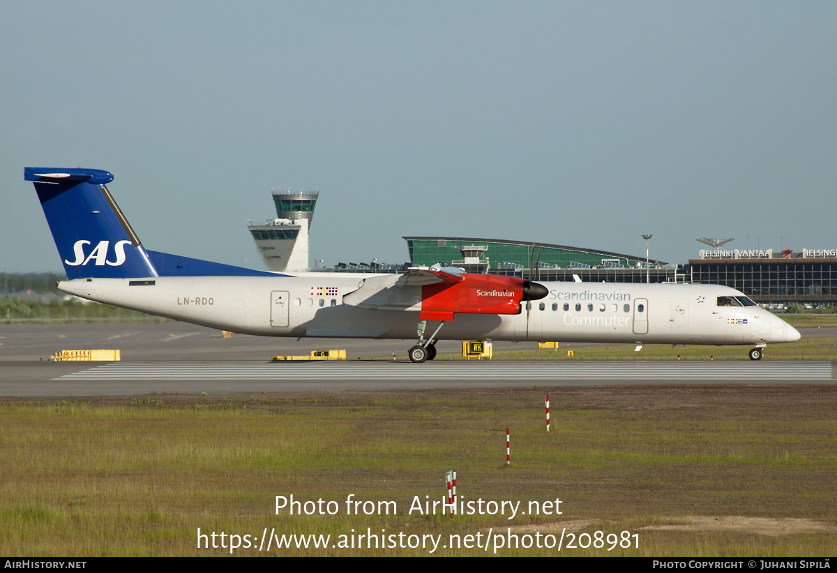 Aircraft Photo of LN-RDQ | Bombardier DHC-8-402 Dash 8 | Scandinavian Commuter - SAS | AirHistory.net #208981