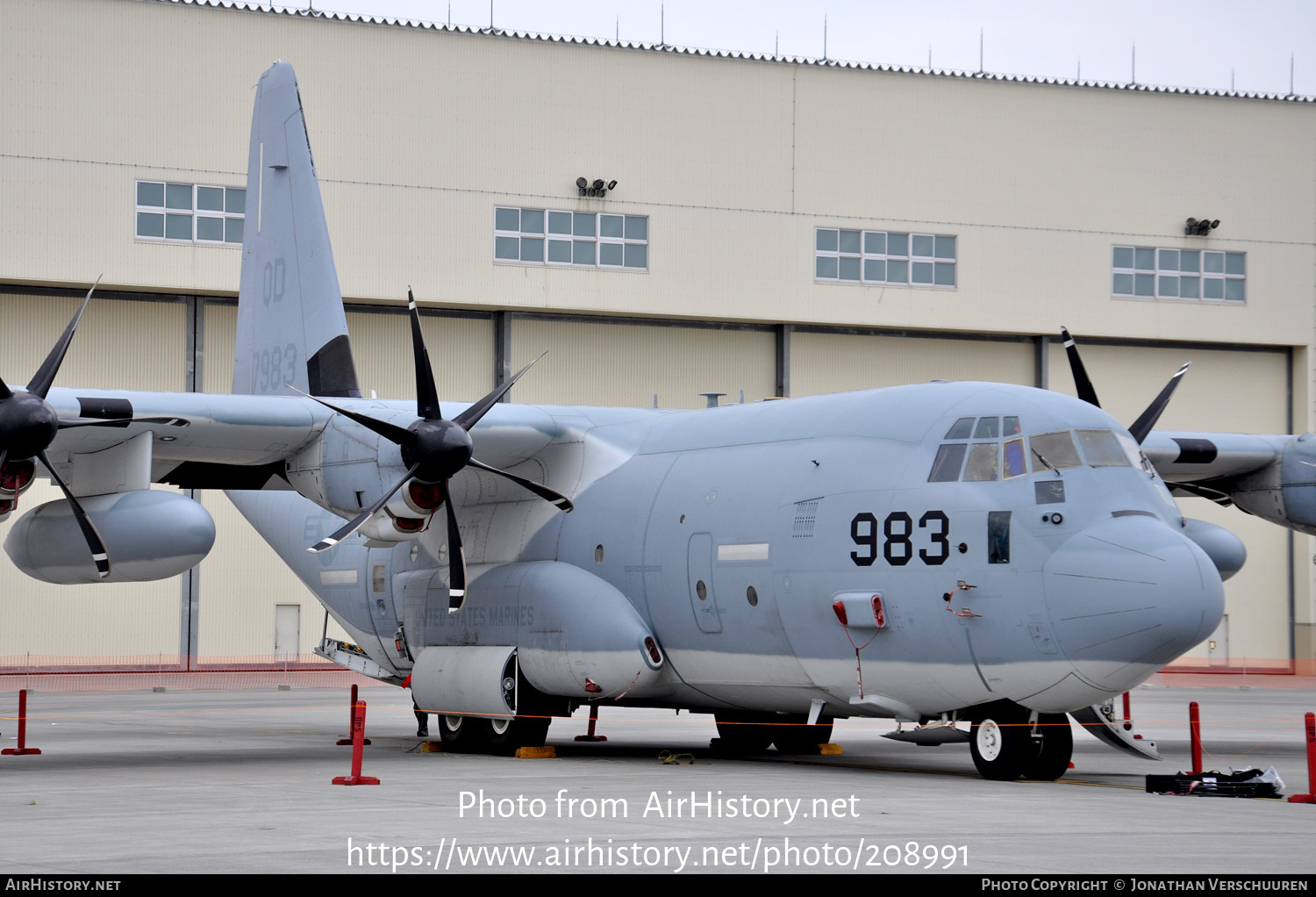 Aircraft Photo of 167983 / 7983 | Lockheed Martin KC-130J Hercules | USA - Marines | AirHistory.net #208991