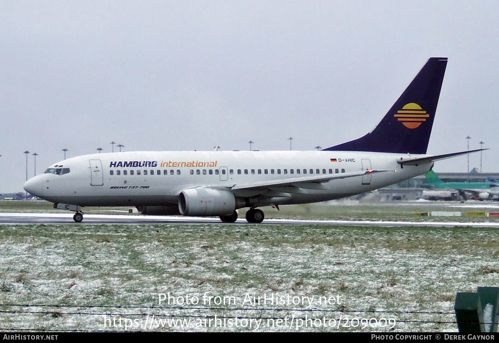 Aircraft Photo of D-AHIC | Boeing 737-7BK | Hamburg International | AirHistory.net #209009