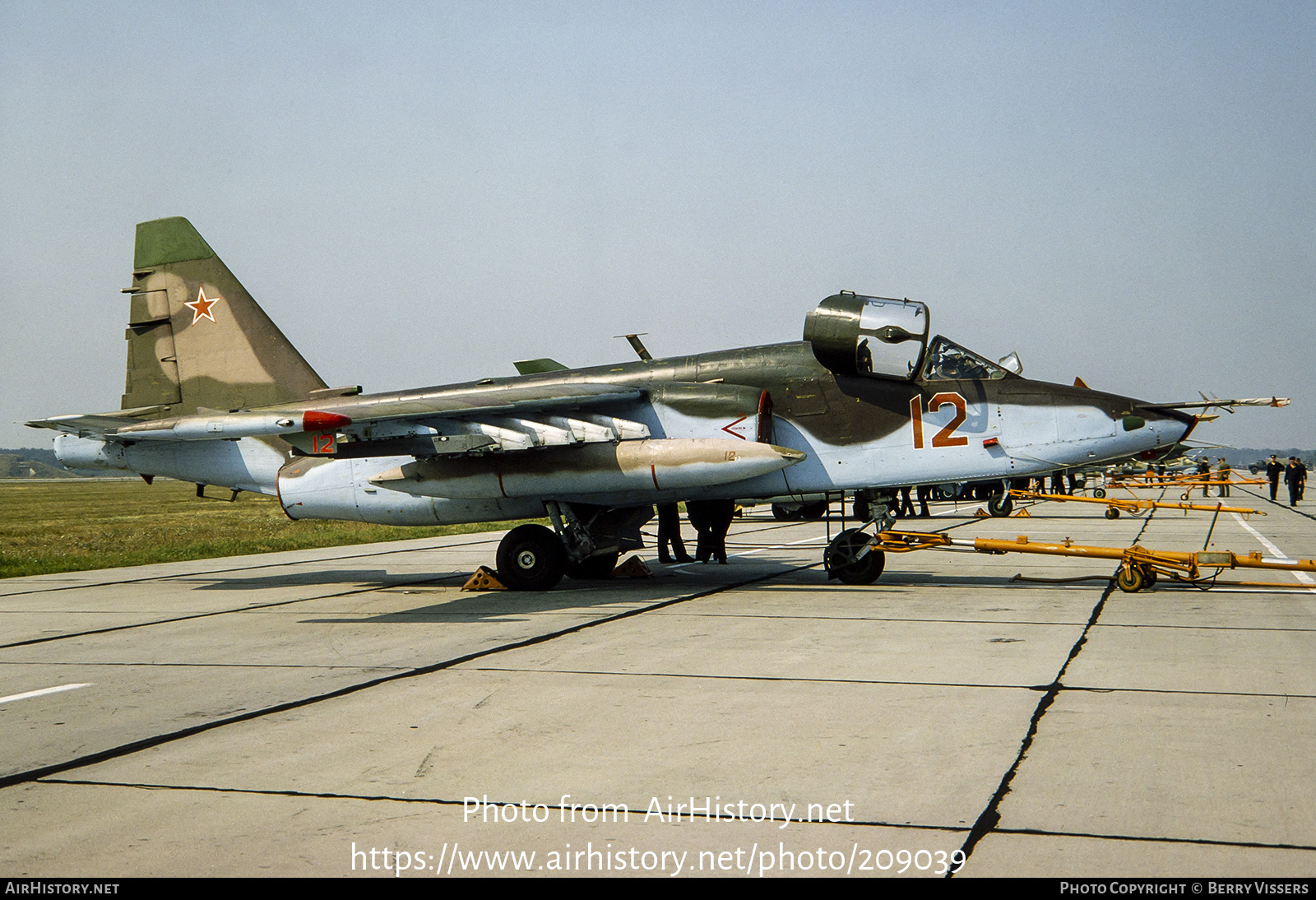 Aircraft Photo of 12 RED | Sukhoi Su-25K | Soviet Union - Air Force | AirHistory.net #209039