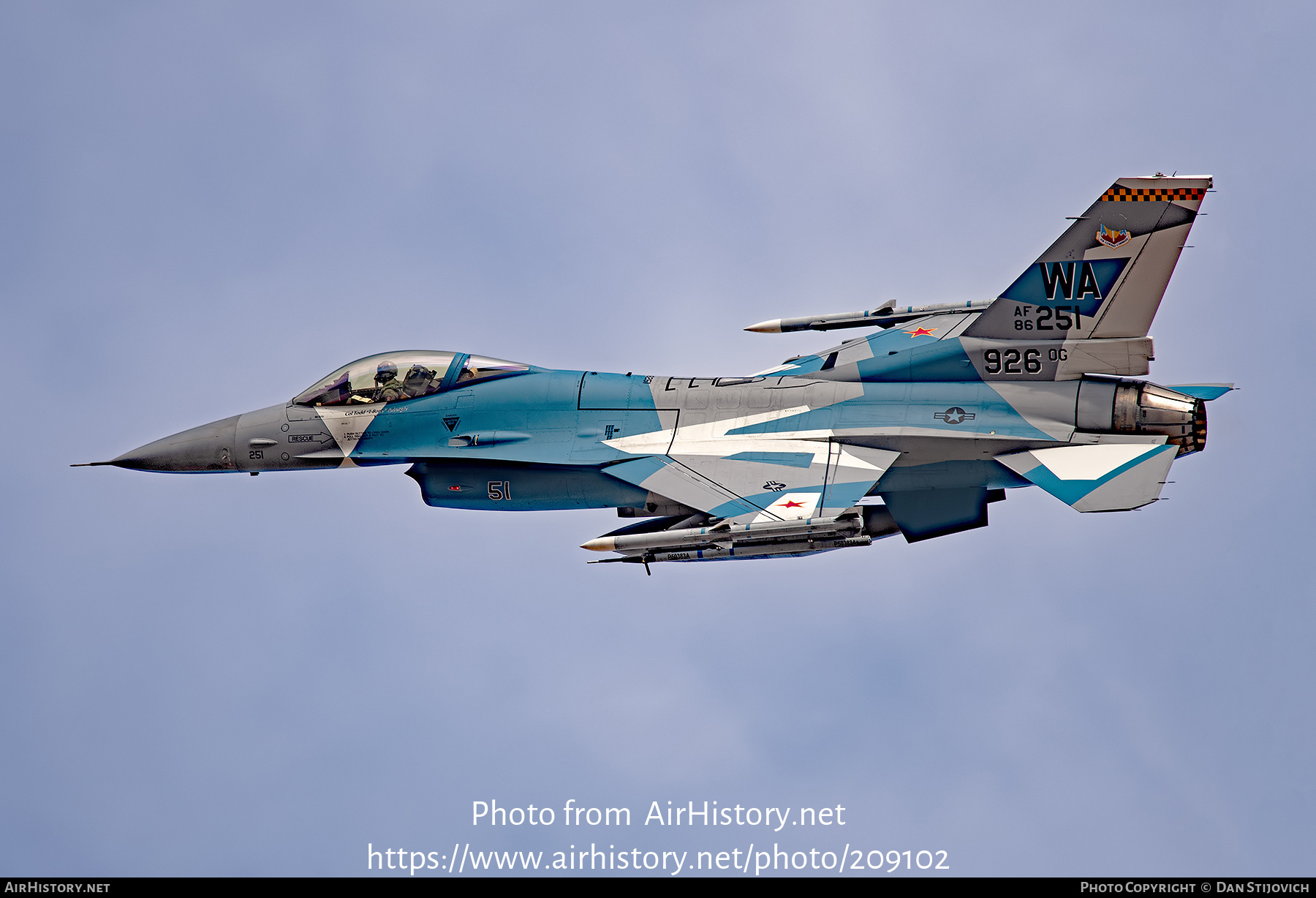 Aircraft Photo of 86-0251 / AF86-251 | General Dynamics F-16C Fighting Falcon | USA - Air Force | AirHistory.net #209102