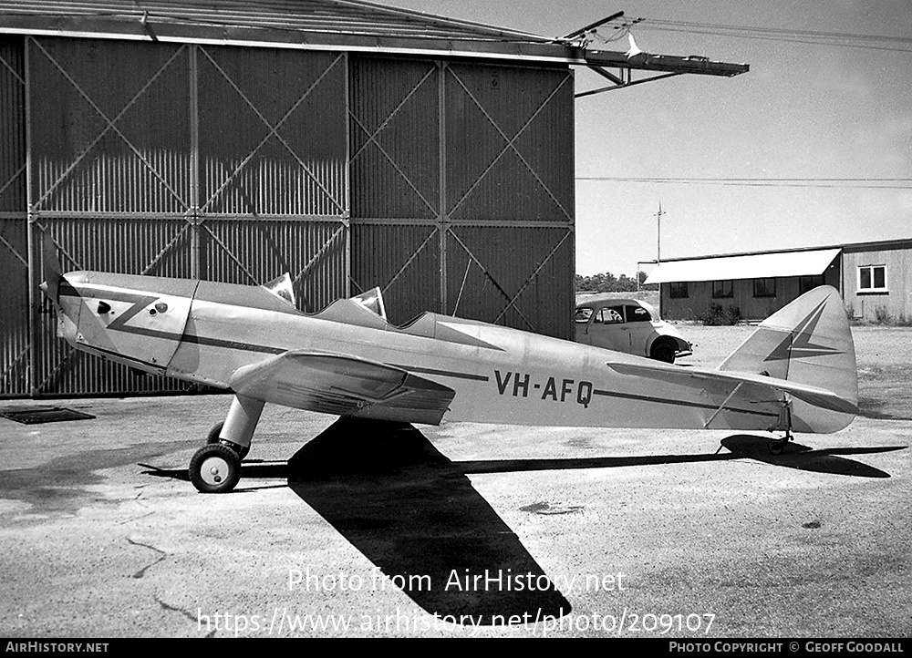 Aircraft Photo of VH-AFQ | De Havilland D.H. 94 Moth Minor | AirHistory.net #209107