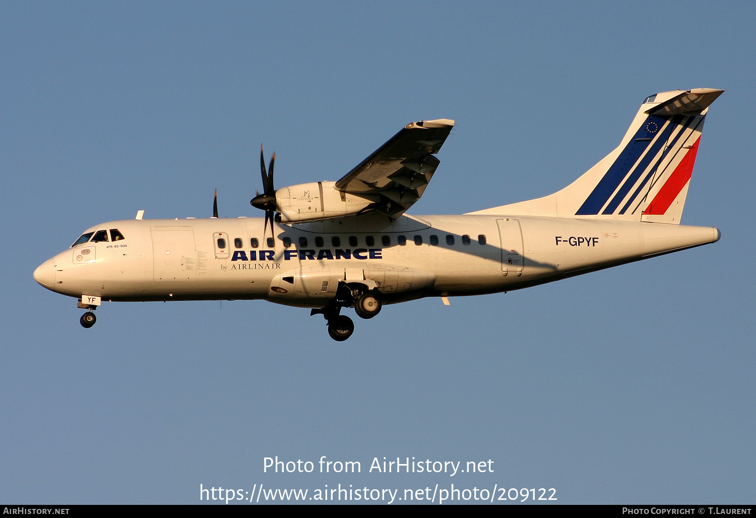 Aircraft Photo of F-GPYF | ATR ATR-42-500 | Air France | AirHistory.net #209122