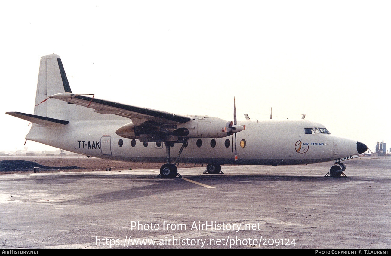 Aircraft Photo of TT-AAK | Fokker F27-600 Friendship | Air Tchad | AirHistory.net #209124