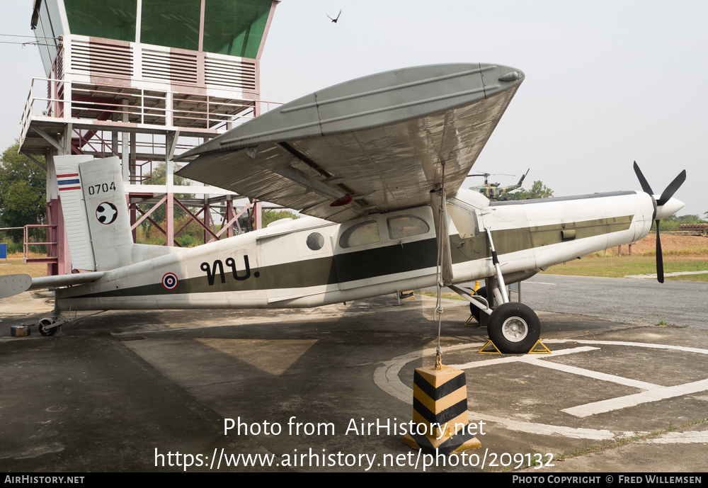 Aircraft Photo of 0704 | Fairchild PC-6/C-H2 Porter | Thailand - Army | AirHistory.net #209132