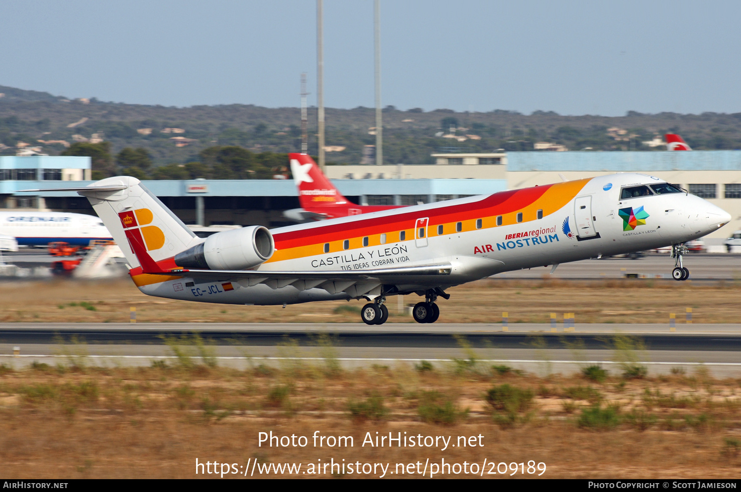 Aircraft Photo of EC-JCL | Bombardier CRJ-200ER (CL-600-2B19) | Iberia Regional | AirHistory.net #209189