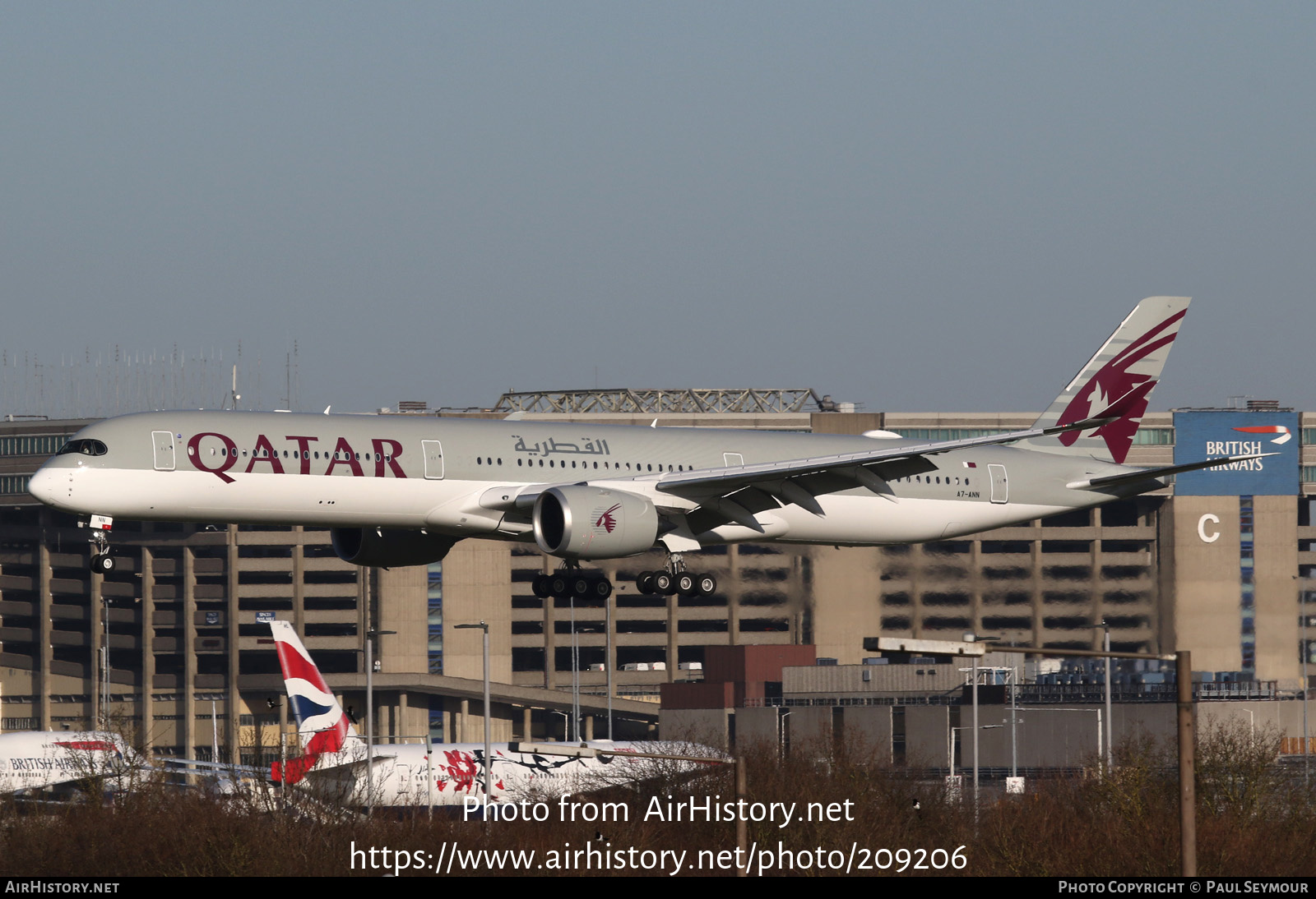 Aircraft Photo of A7-ANN | Airbus A350-1041 | Qatar Airways | AirHistory.net #209206