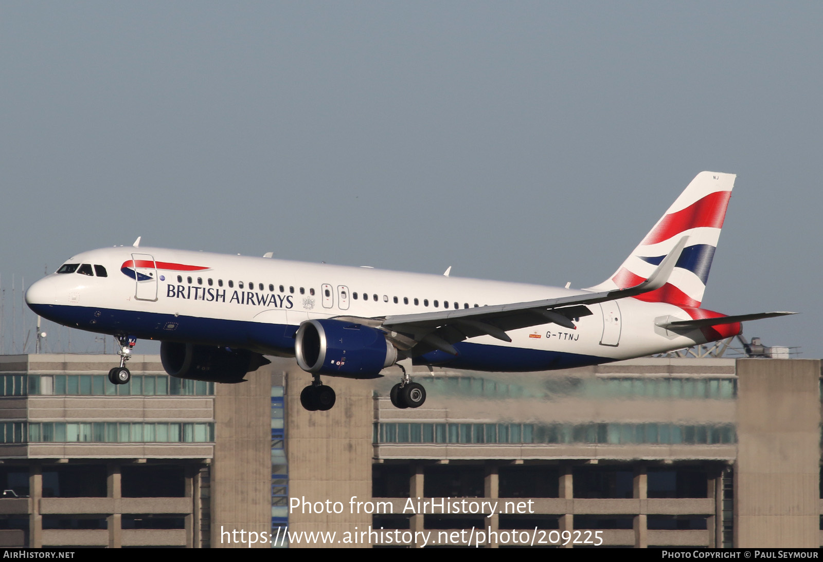 Aircraft Photo of G-TTNJ | Airbus A320-251N | British Airways | AirHistory.net #209225