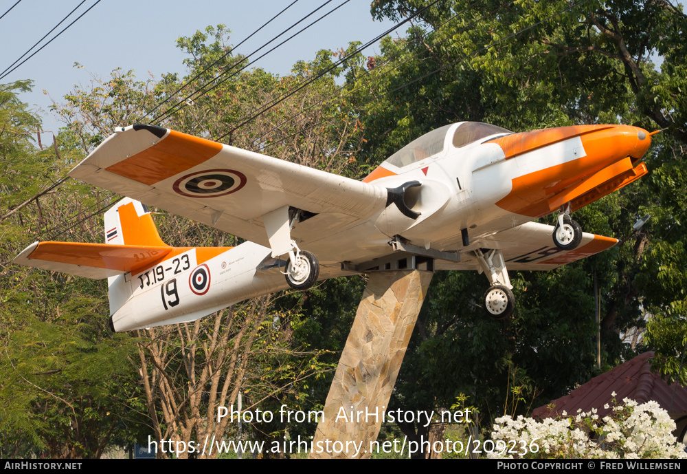 Aircraft Photo of F12-19/23 | Cessna T-37B Tweety Bird | Thailand - Air Force | AirHistory.net #209236