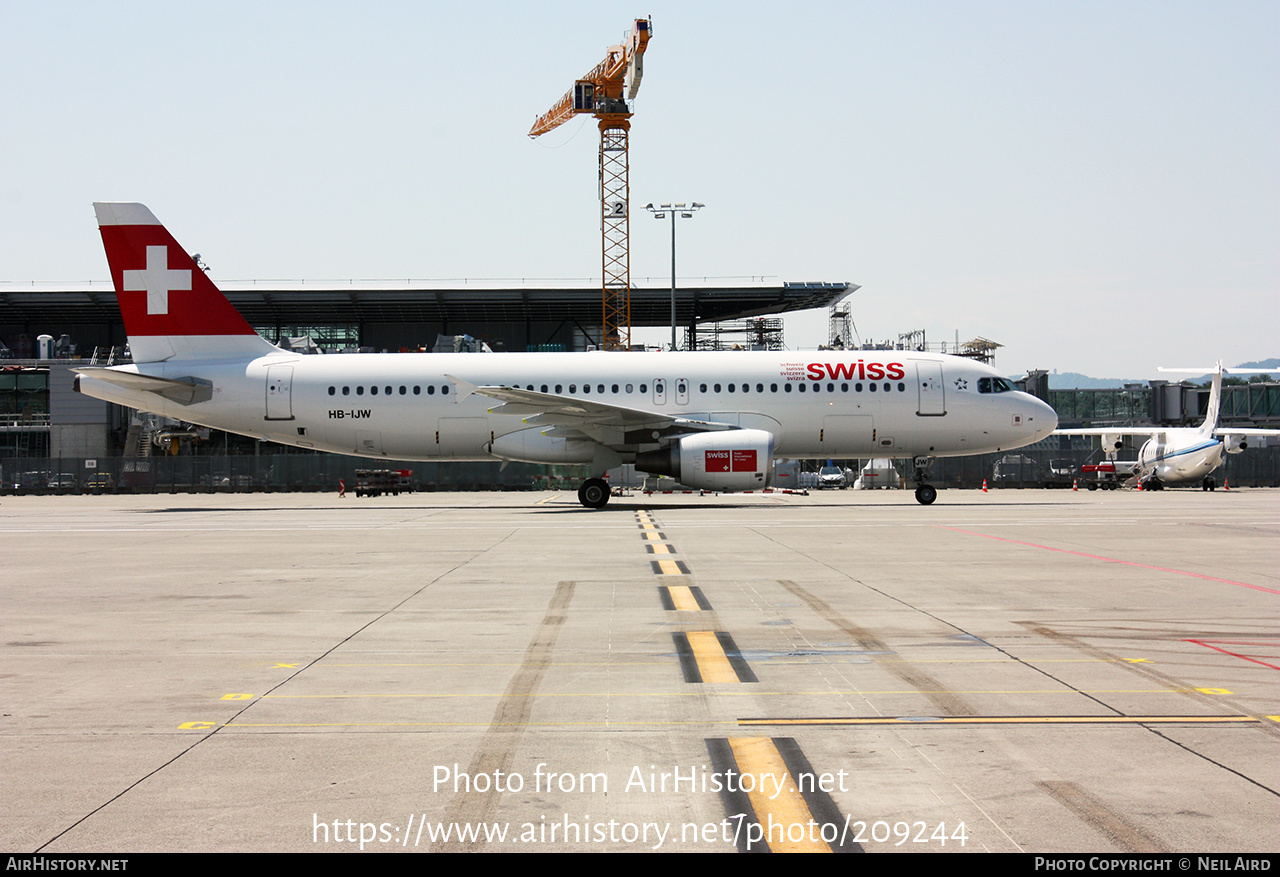 Aircraft Photo of HB-IJW | Airbus A320-214 | Swiss International Air Lines | AirHistory.net #209244