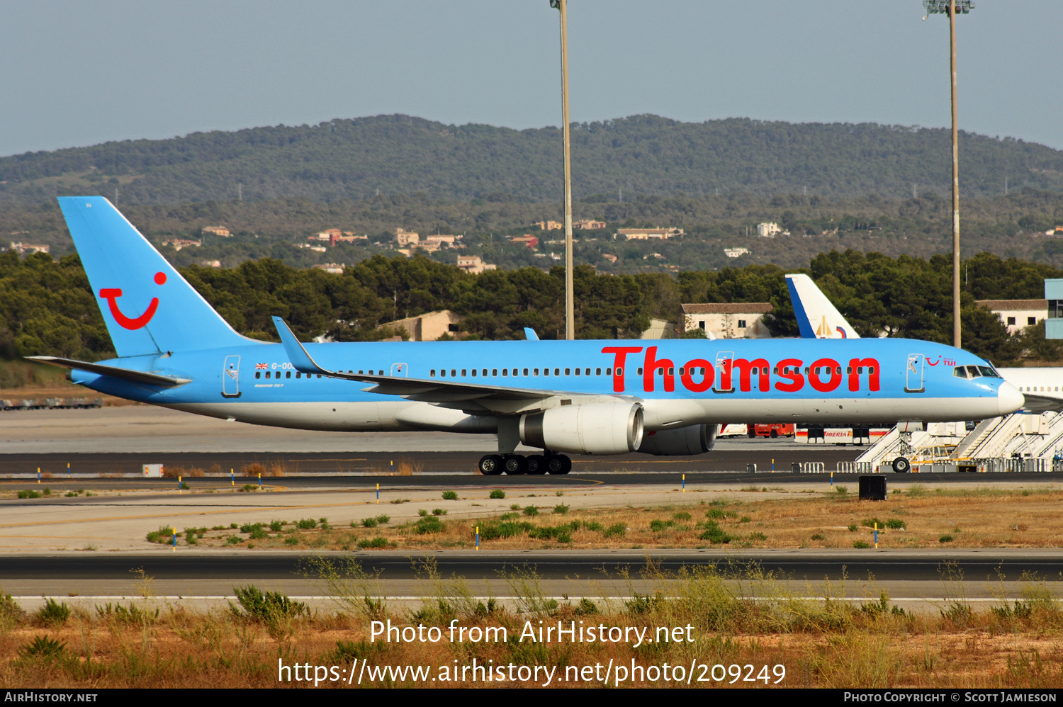 Aircraft Photo of G-OOBA | Boeing 757-28A | Thomson Airways | AirHistory.net #209249