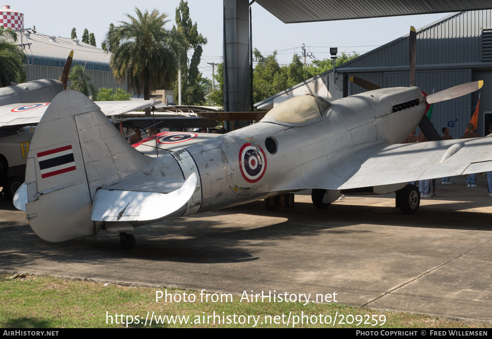 Aircraft Photo of KH14-1/93 | Supermarine 379 Spitfire FR14E | Thailand - Air Force | AirHistory.net #209259