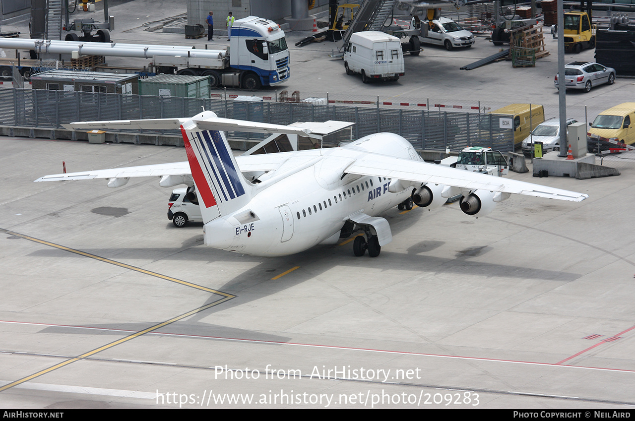 Aircraft Photo of EI-RJE | British Aerospace Avro 146-RJ85A | Air France | AirHistory.net #209283