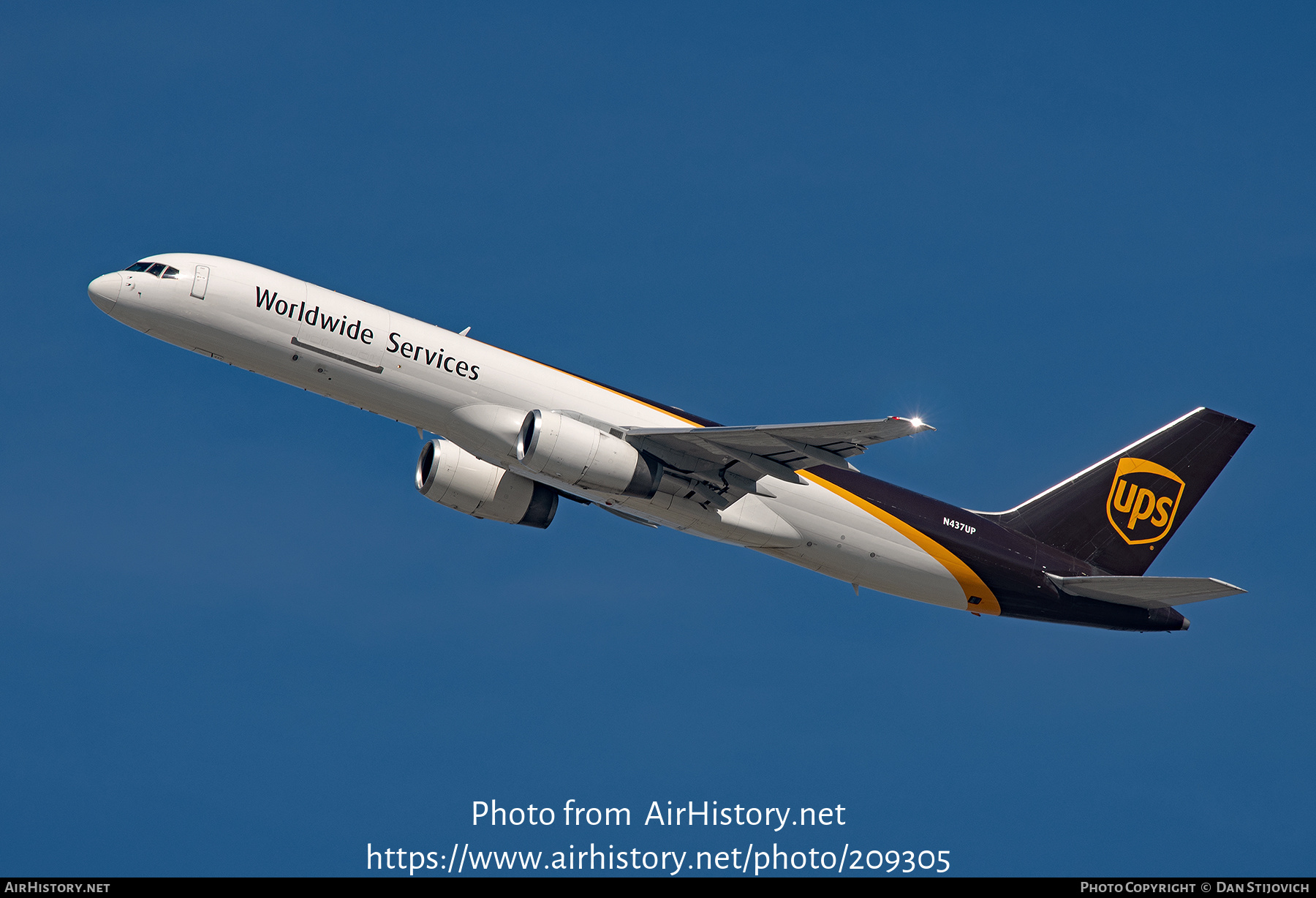 Aircraft Photo of N437UP | Boeing 757-24APF | United Parcel Service - UPS | AirHistory.net #209305