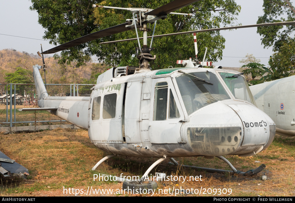 Aircraft Photo of H6-25/12 | Bell UH-1H Iroquois | Thailand - Air Force | AirHistory.net #209309