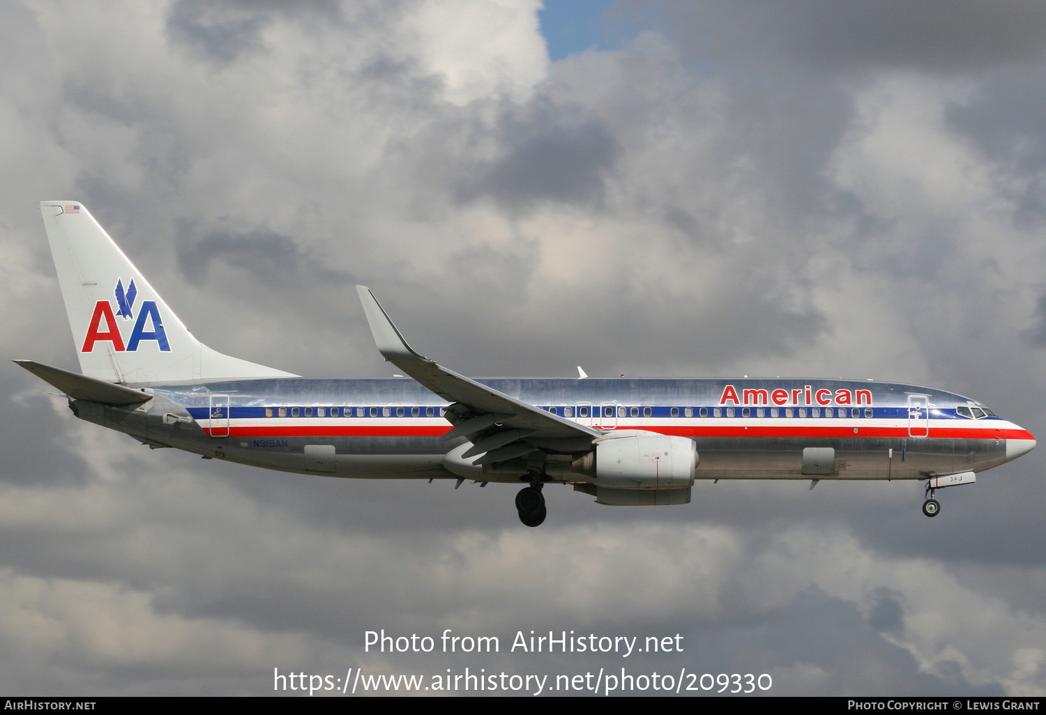 Aircraft Photo of N919AN | Boeing 737-823 | American Airlines | AirHistory.net #209330