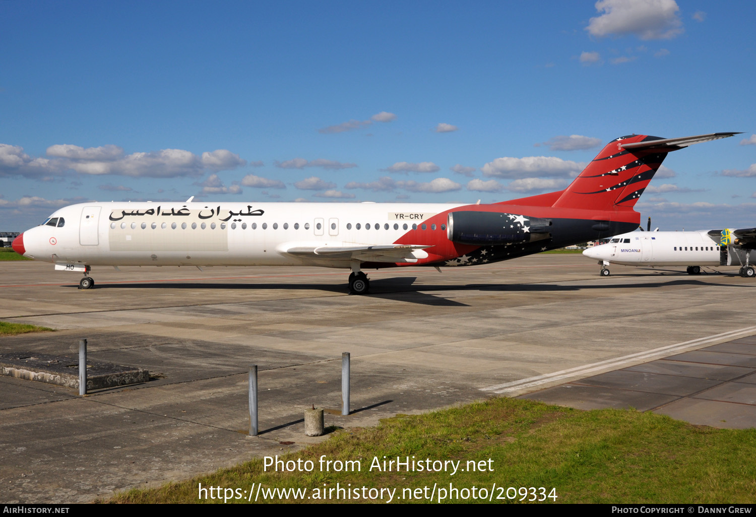 Aircraft Photo of YR-CRY | Fokker 100 (F28-0100) | Ghadames Air | AirHistory.net #209334