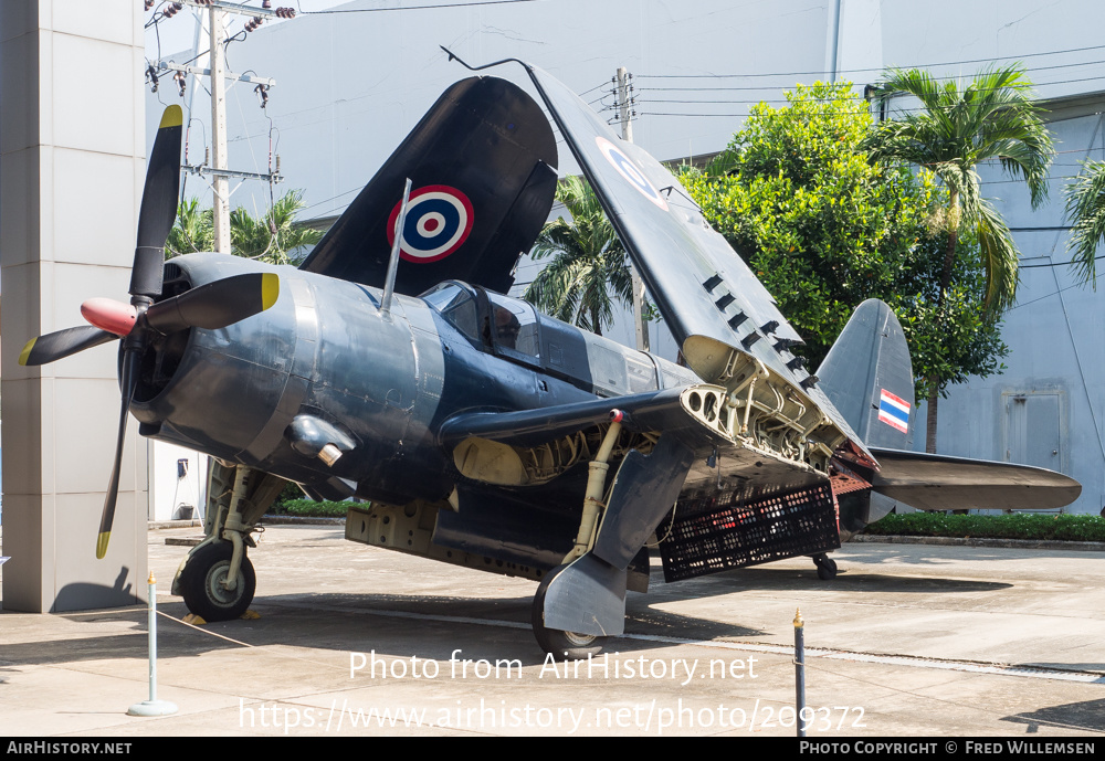 Aircraft Photo of J3-4/94 | Curtiss SB2C-5 Helldiver | Thailand - Air Force | AirHistory.net #209372