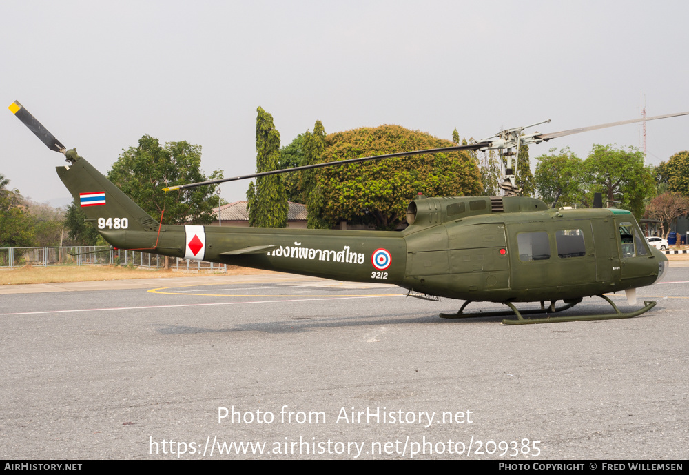 Aircraft Photo of H6-2/11 | Bell UH-1H Iroquois | Thailand - Air Force | AirHistory.net #209385