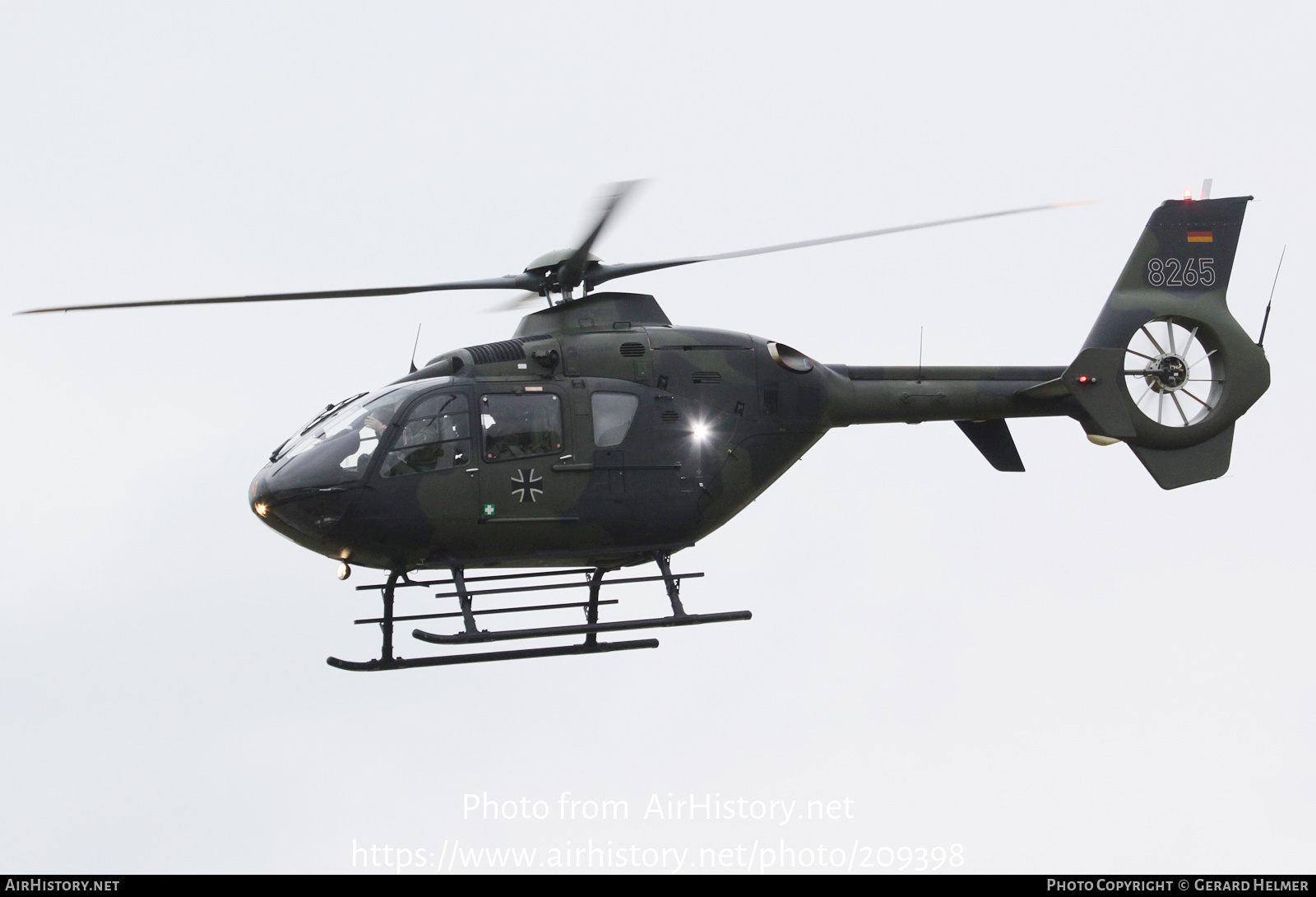 Aircraft Photo of 8265 | Eurocopter EC-135T-1 | Germany - Army | AirHistory.net #209398