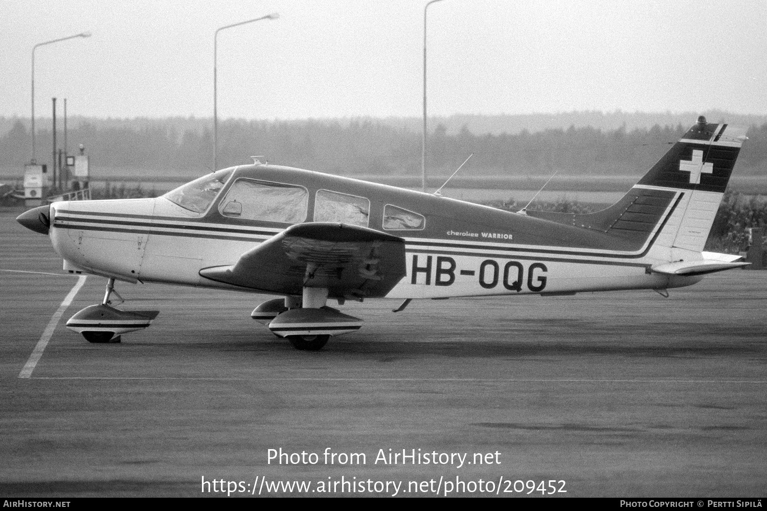 Aircraft Photo of HB-OQG | Piper PA-28-151 Cherokee Warrior | AirHistory.net #209452