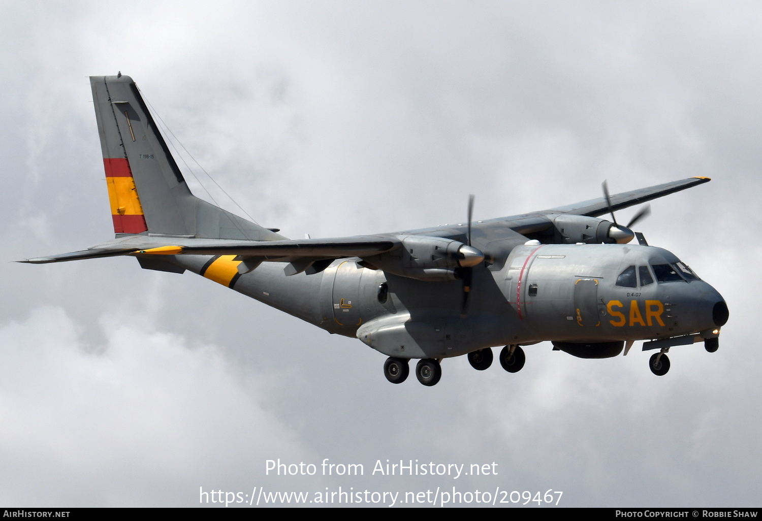 Aircraft Photo of T19B-15 / T.19B-15 | CASA/IPTN CN235M-100 | Spain - Air Force | AirHistory.net #209467