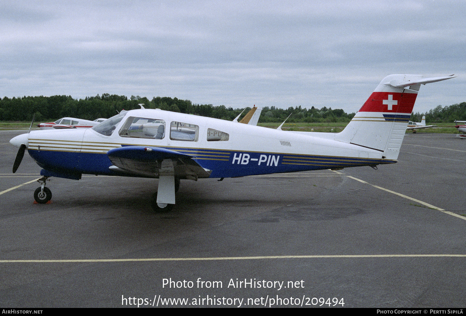 Aircraft Photo of HB-PIN | Piper PA-28RT-201 Cherokee Arrow IV | AirHistory.net #209494